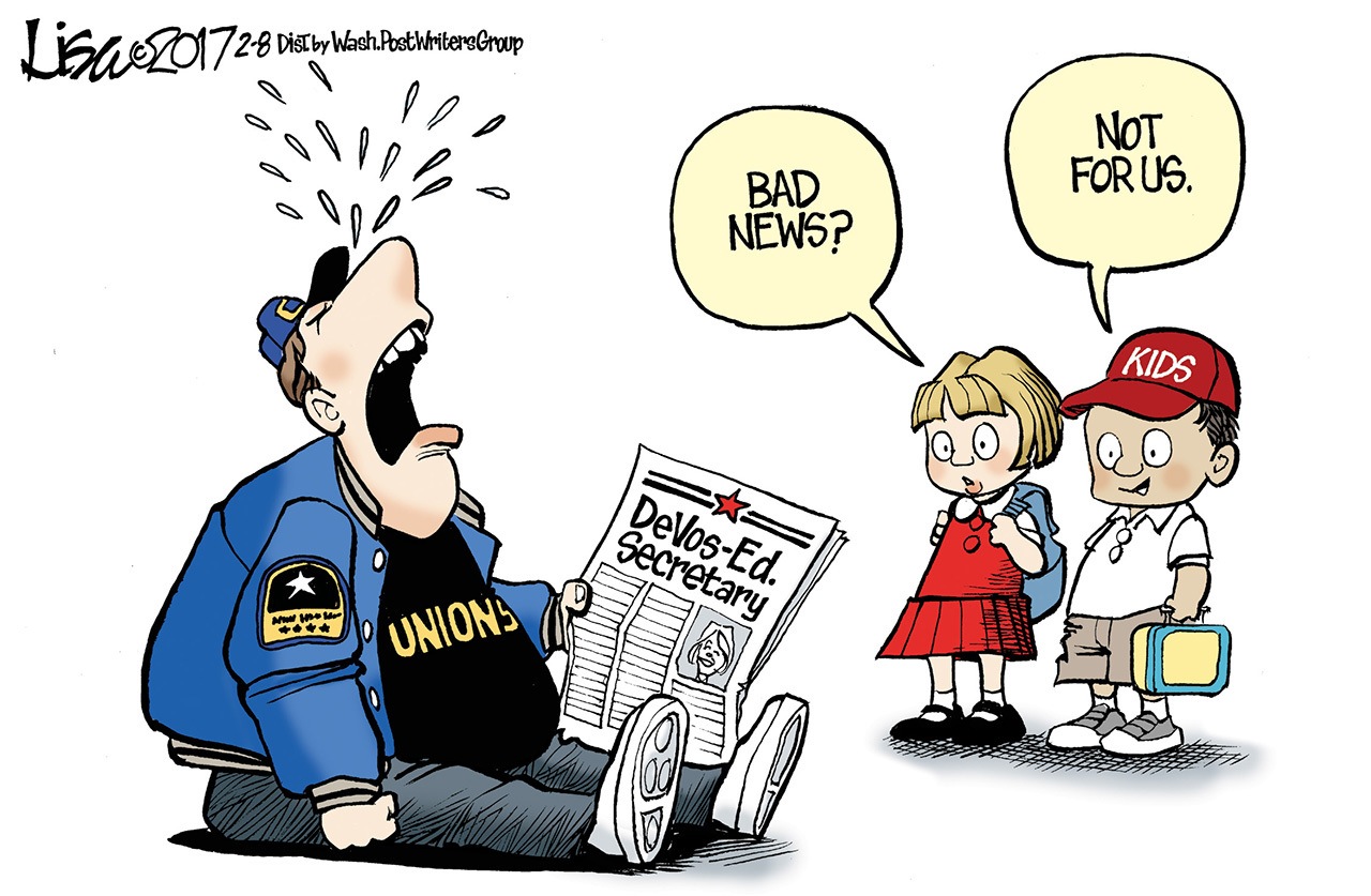 Editorial cartoons for Wednesday, Feb. 8