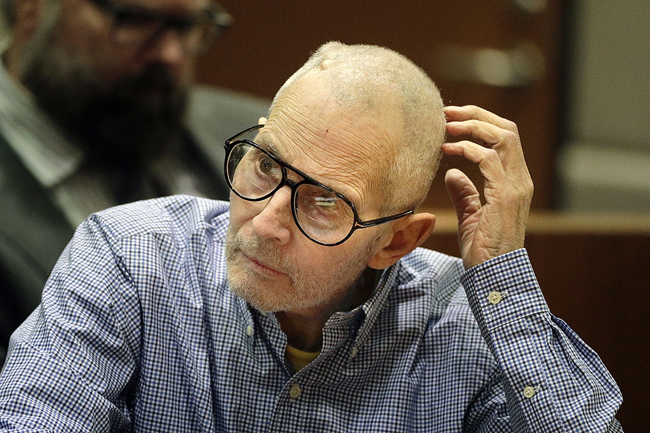 In this Dec. 21, 2016 photo, real estate heir Robert Durst sits in a courtroom during a hearing in Los Angeles. (AP Photo/Jae C. Hong, Pool, File)