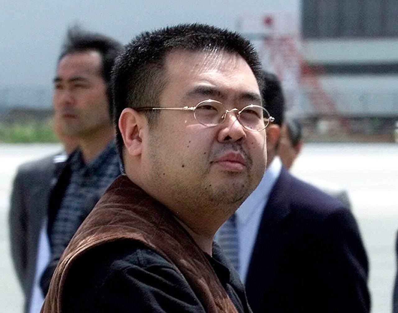 A man believed to be Kim Jong Nam is seen in 2001 at Narita international airport in Japan. (AP Photo/Shizuo Kambayashi)