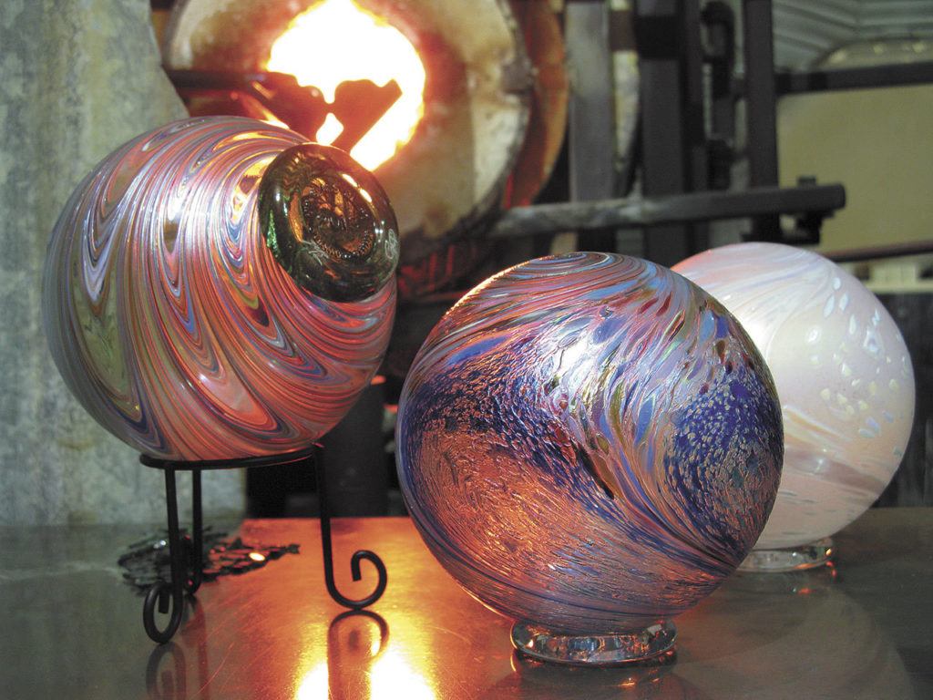 The Great Northwest Glass Quest challenges participants to find artist-made glass floats fashioned after the Japanese fishing net floats people used to find on coastal beaches. (Submitted photo)
