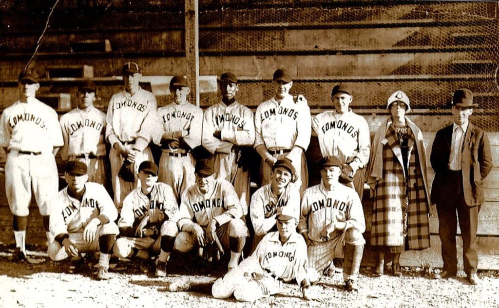 Jimmy Claxton, who broke professional baseball’s color barrier, played for the Edmonds team in 1925. (Courtesy Steven K. Bertrand)
