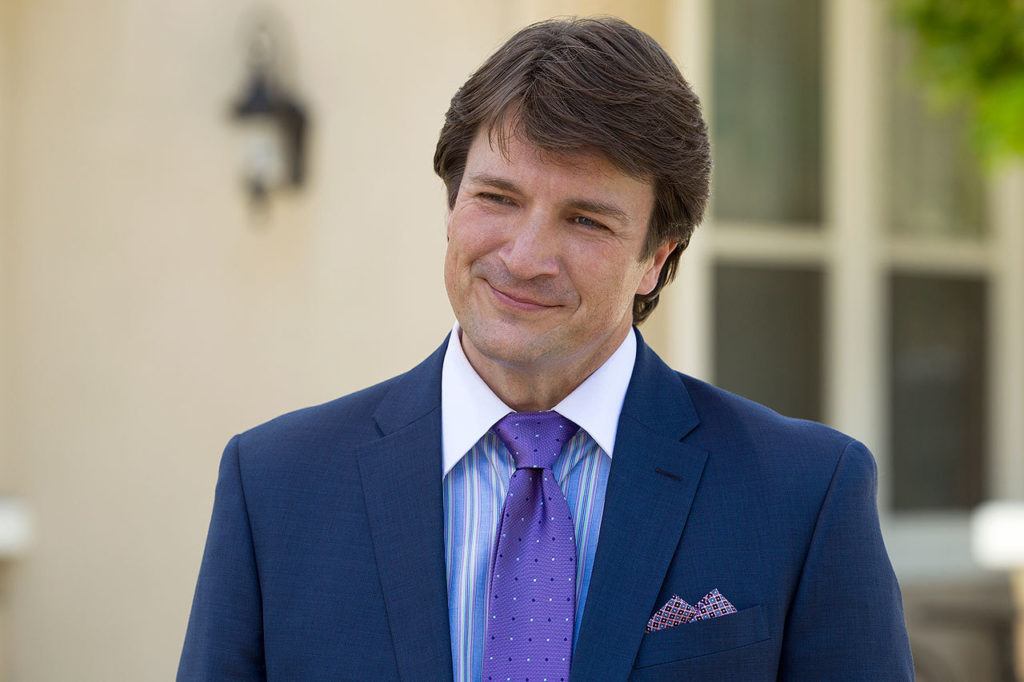 Nathan Fillion plays Gary in “Santa Clarita Diet.” (Saeed Adyani / Netflix)
