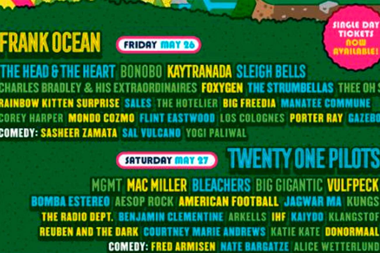 Sasquatch Music Festival adds performers, single-day tickets