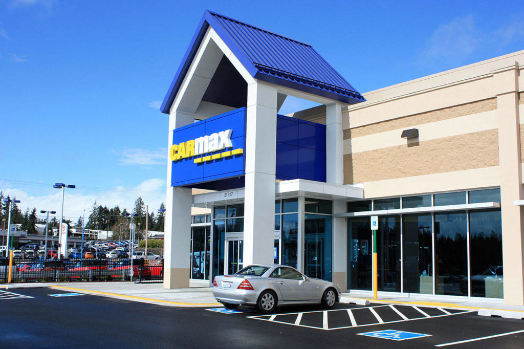 National used car dealership CarMax opened stores in Lynnwood and Puyallup this week, marking its arrival in the Puget Sound area. (Contributed photo)
