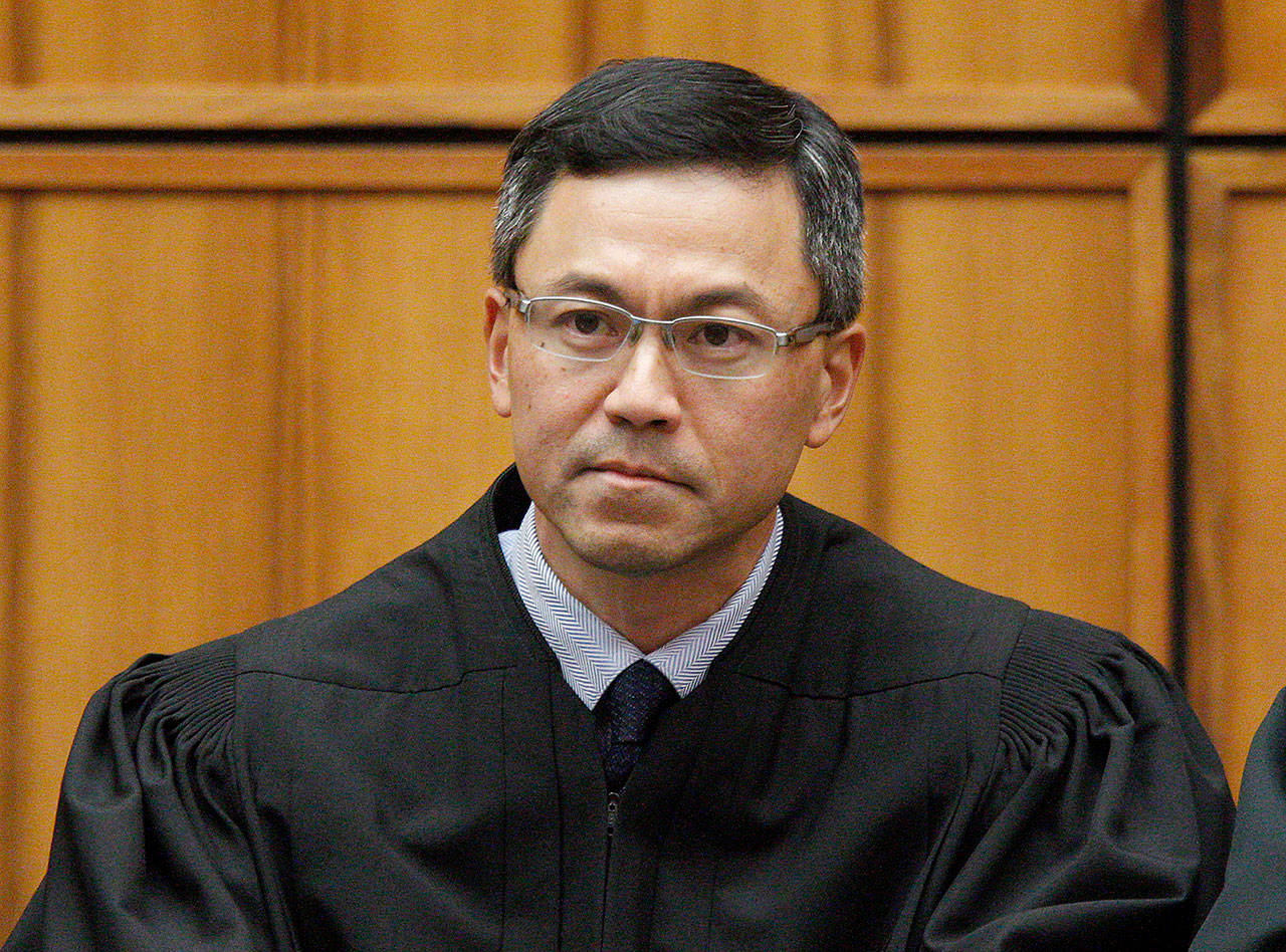 U.S. District Judge Derrick Watson in Honolulu. (George Lee/The Star-Advertiser via AP)