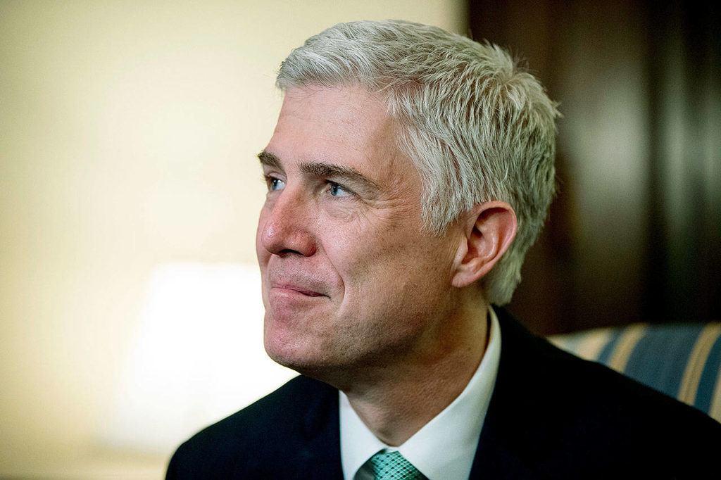 Supreme Court Justice nominee Neil Gorsuch. (AP Photo/Andrew Harnik, File) 
