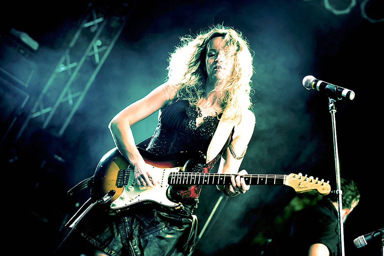 Blues artist Ana Popovic, praised by many for her guitar work, performs April 1 at the Historic Everett Theatre. Marco Van Rooijen photo