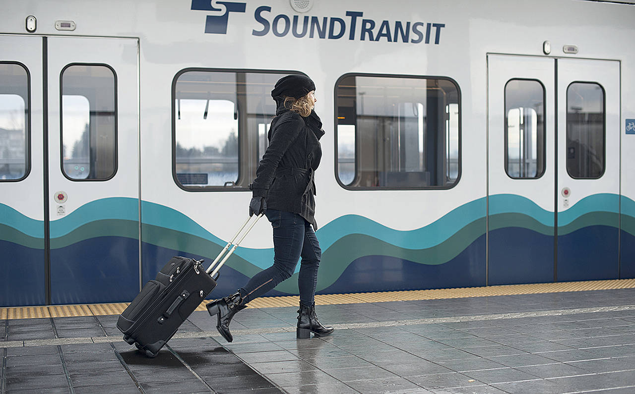 Sound Transit is a target of some lawmakers who are responding to constituents’ surprise at what they are paying this year as a result of the passage of ST3. (Scott Areman for Sound Transit)