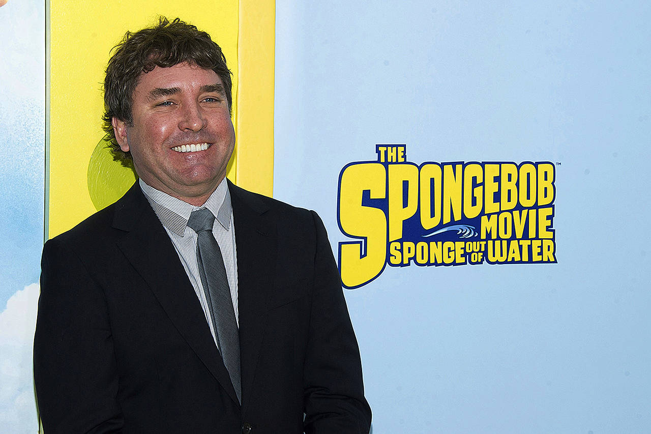In this 2015 photo, Stephen Hillenburg attends the world premiere of “The Spongebob Movie: Sponge Out Of Water” at AMC Lincoln Square in New York. (Photo by Charles Sykes/Invision/AP, File)