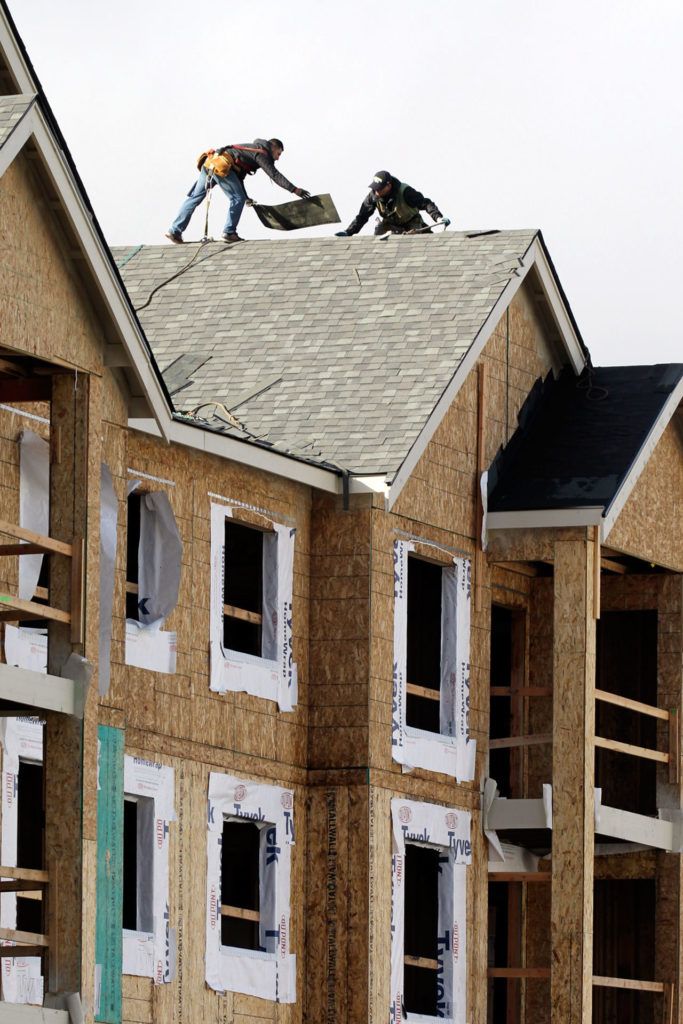 More than 2,000 apartments are under construction in Snohomish County, according to one analyst. The new apartments should help a historically tight real estate market. (Kevin Clark / The Herald)
