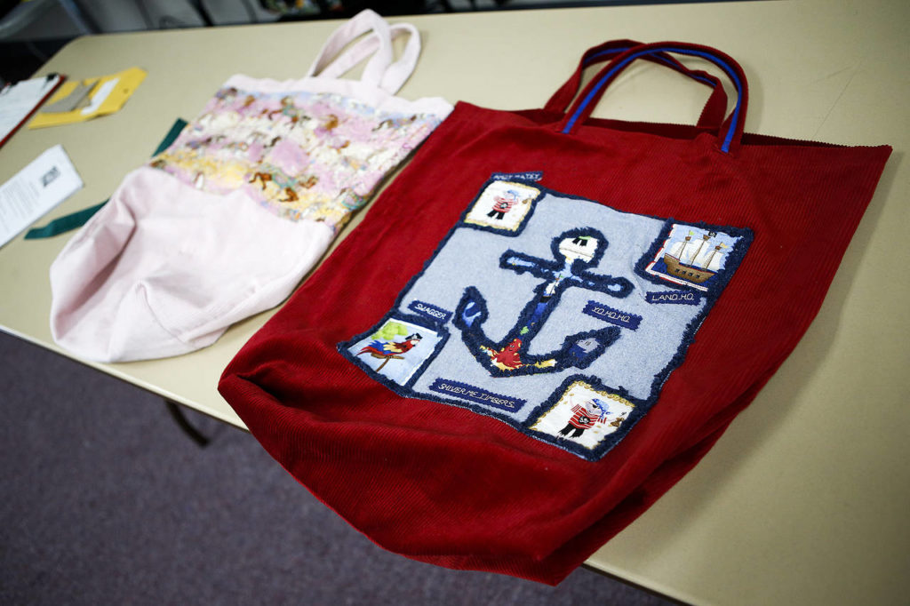 The finished bags (Ian Terry / The Herald)
