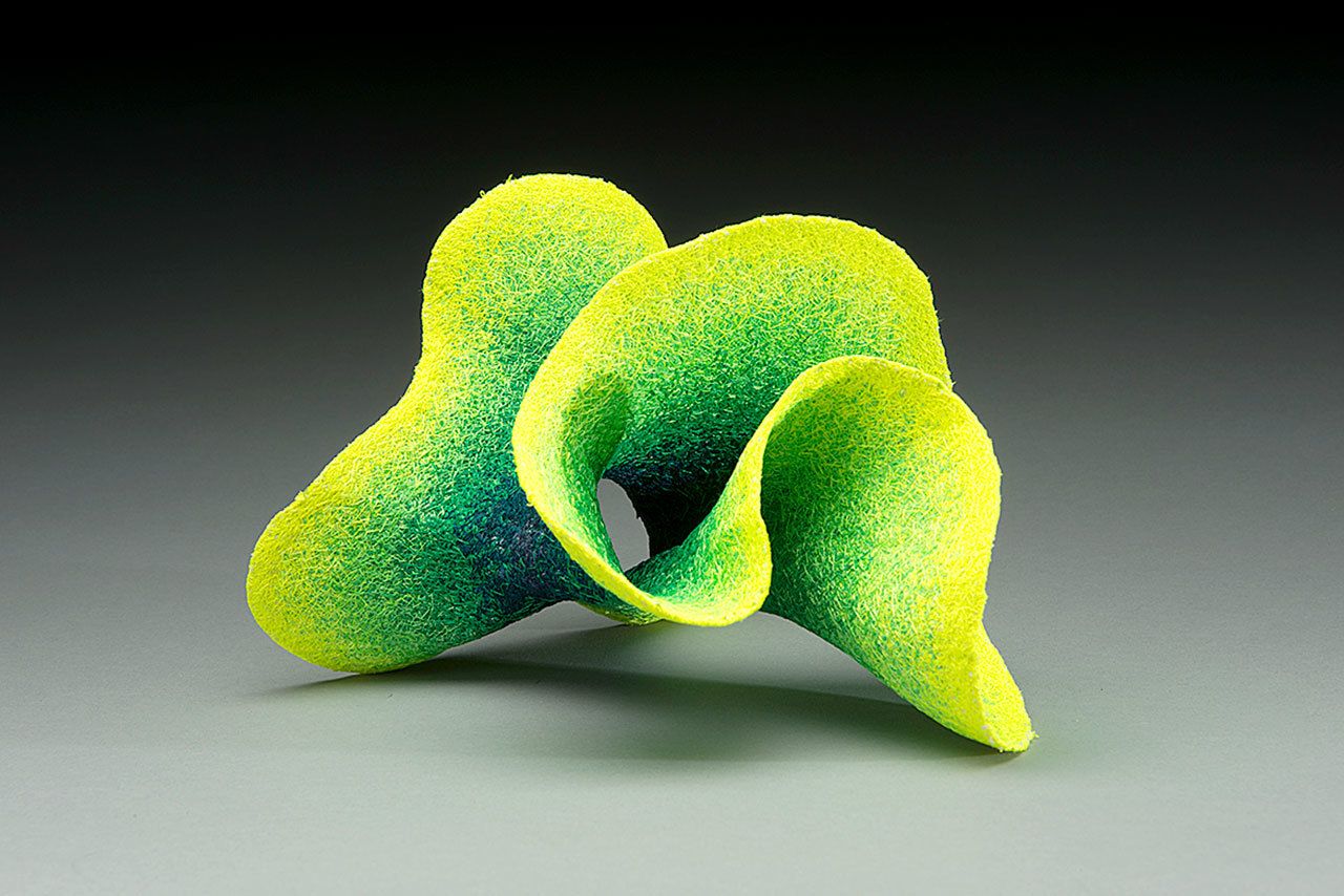 “Vitality” by Claire Jones is exhibited through April 15 at the Schack Art Center in Everett.