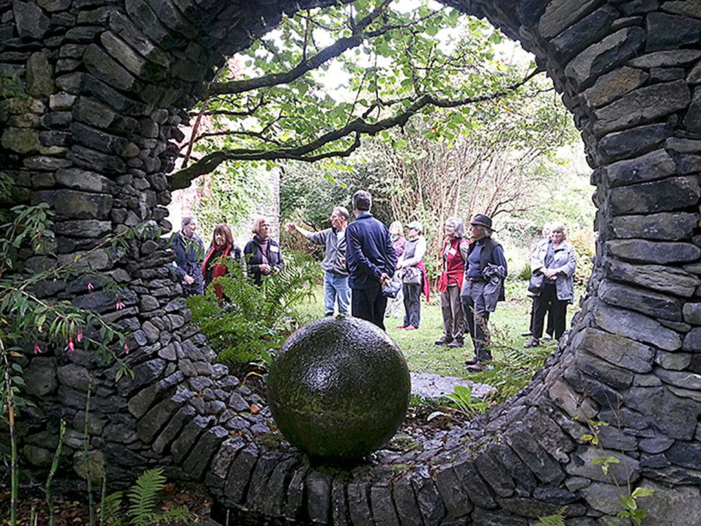 Caher Bridge Garden in Ballyvaughan, Ireland. (Sandra Schumacher photo)
