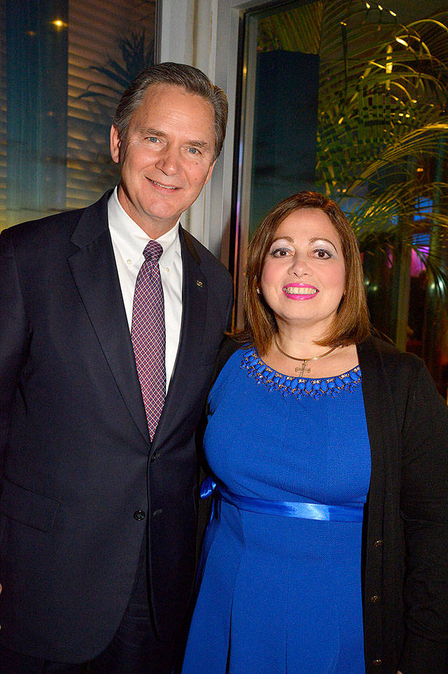 Mill Creek financial adviser Mary Basili is pictured with Jim Weddle, the Edward Jones’ managing partner. (Contributed photo)