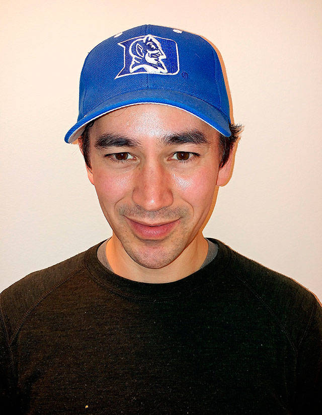 Herald columnist Nick Patterson sporting his Duke hat. (Herald photo)