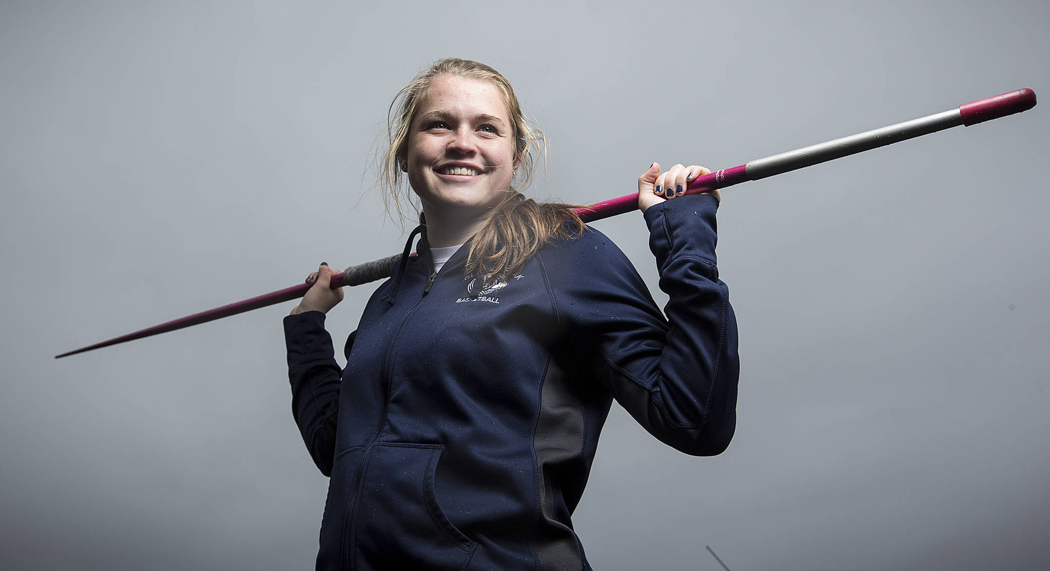Glacier Peak’s Maya McFadden competes in the seven-event discipline known as heptathlon and has signed to the University of Idaho. (Ian Terry / The Herald)