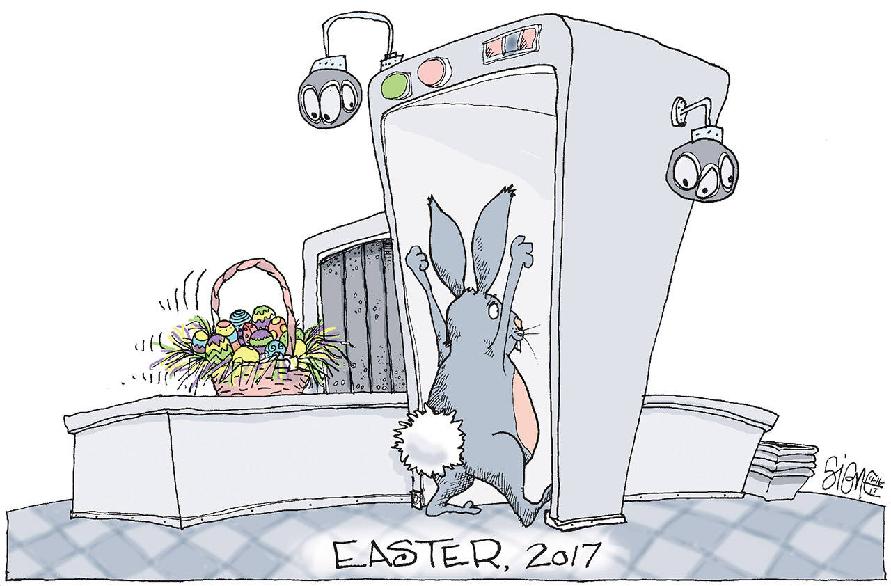 Editorial cartoons for Easter Sunday, April 16