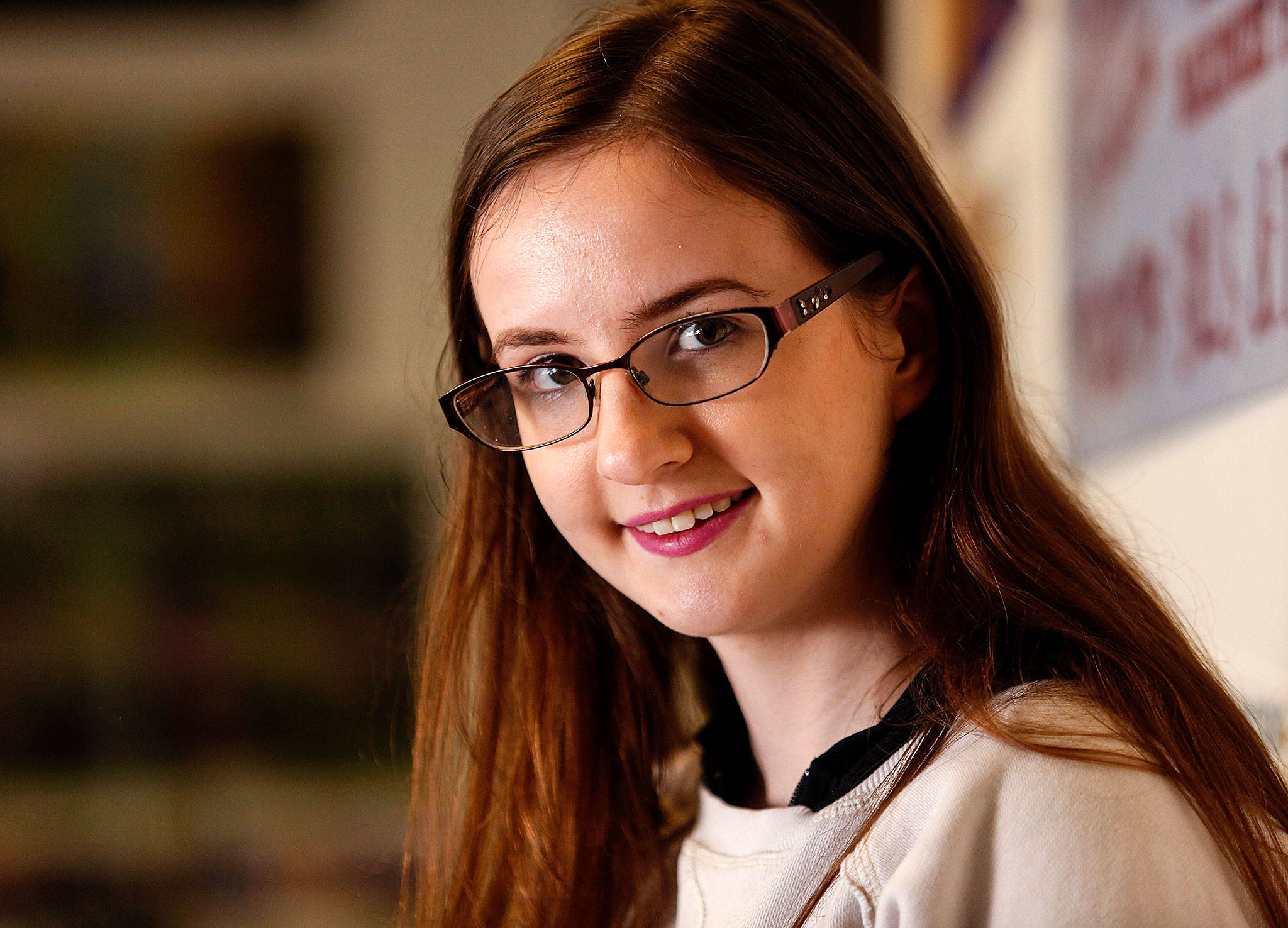 Scriber Lake High School senior EmmaSariah Jensen is this week’s Herald Super Kid. (Dan Bates / The Herald)