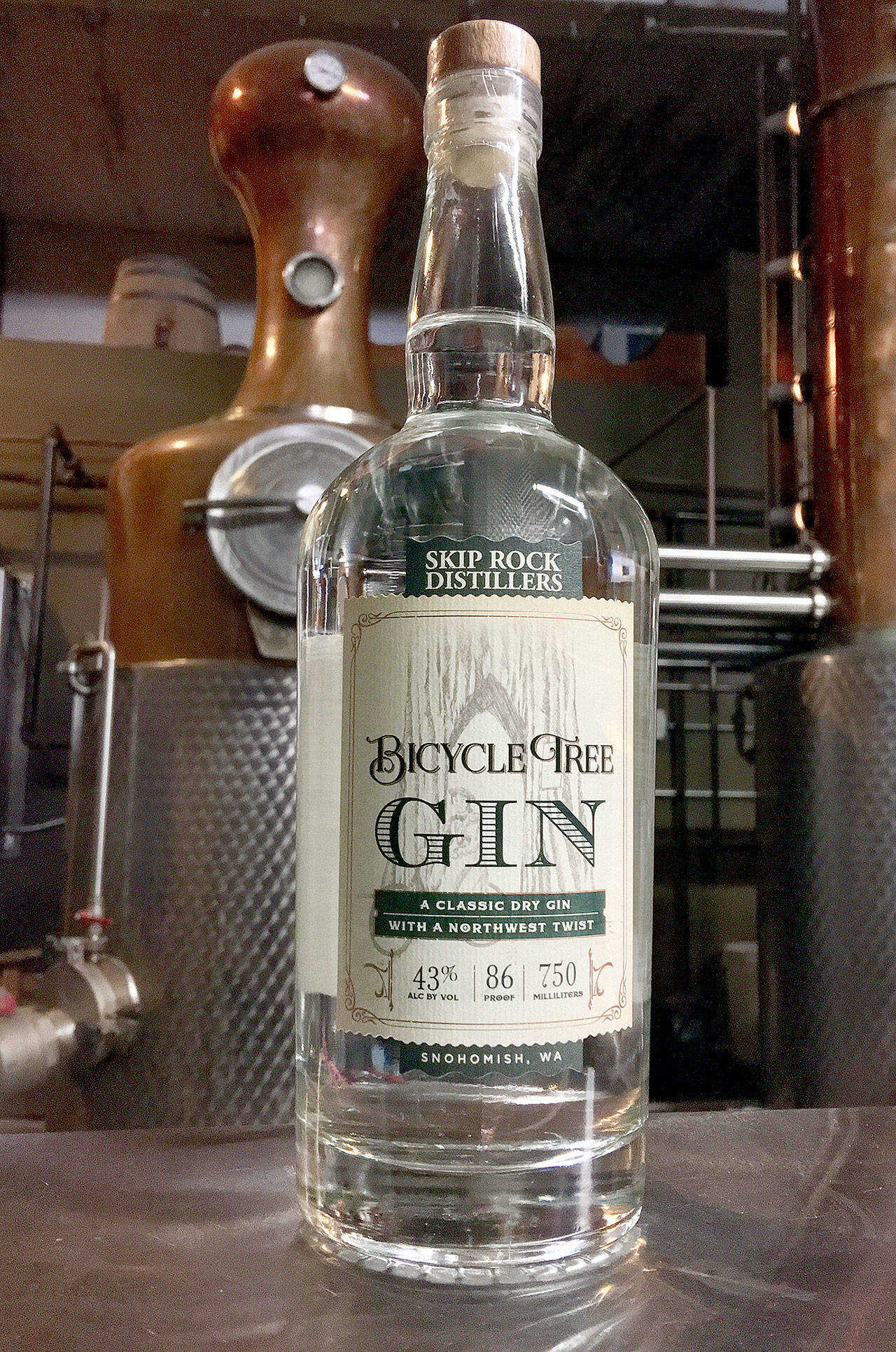 Skip Rock Distillers has a new gin: Bicycle Tree Gin. (Skip Rock Distillery photo)