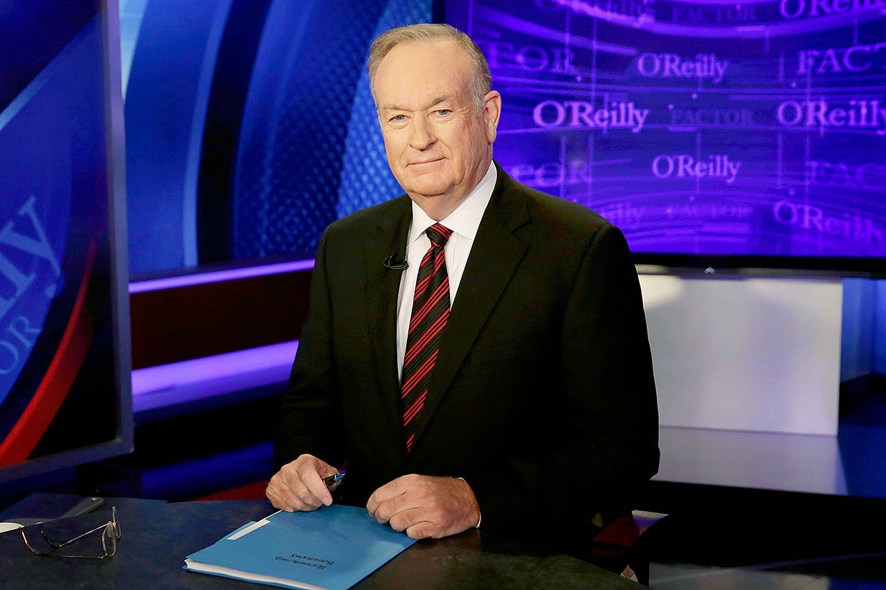 Bill O’Reilly, host of “The O’Reilly Factor” on Fox News Channel, has been fired. (AP Photo/Richard Drew, File)