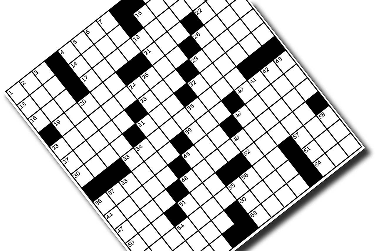 An unsolved New York Times crossword puzzle.