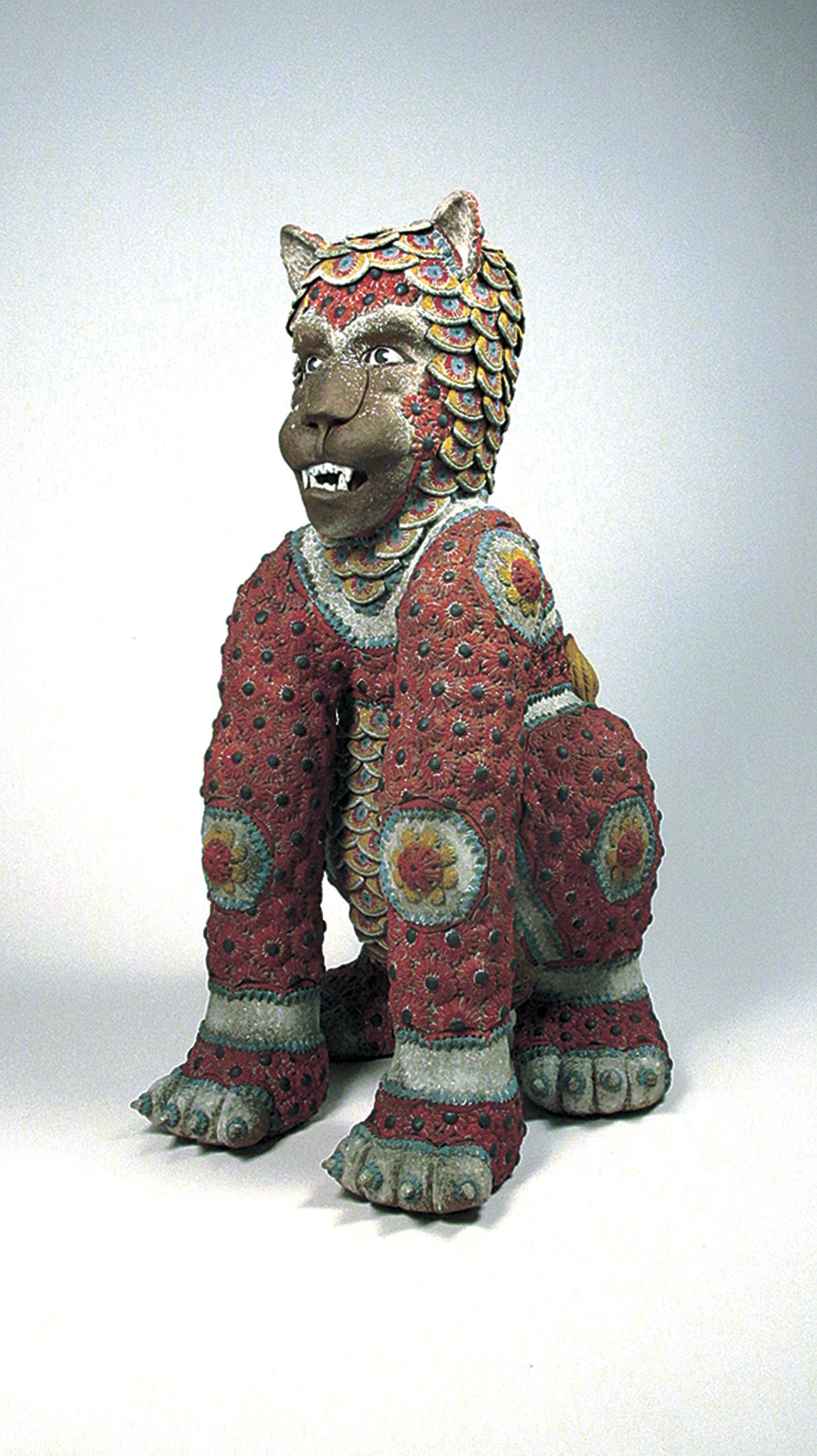 “Lion” by George Rodriguez is part of a group exhibit opening at the Schack on April 27. Convergence: Contemporary Mex-Xicano Art in the Pacific Northwest is displayed through June 3.