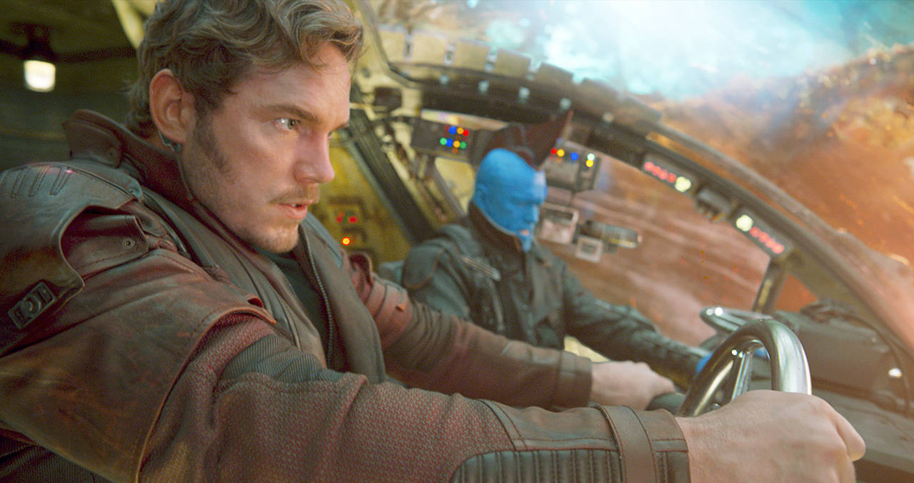 Lake Stevens High grad Chris Pratt (left) returns in “Guardians Of The Galaxy Vol. 2,” co-starring Michael Rooker. (Marvel Studios/Disney via AP)