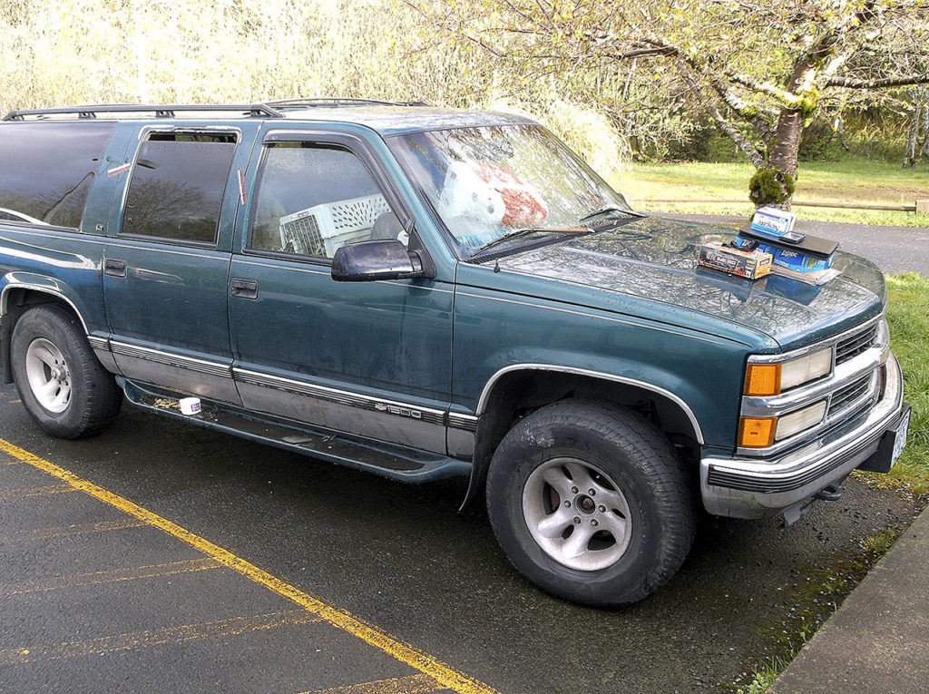This is the vehicle in which 42 cats were found. (Warrenton Police Department)
