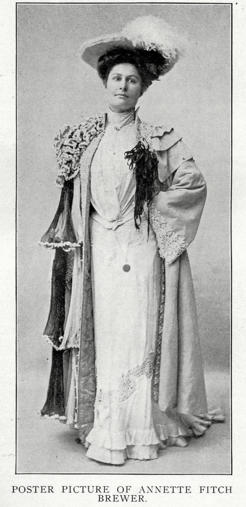 Annette Fitch-Brewer’s picture from a 1906 wanted poster (Courtesy Everett Public Library)
