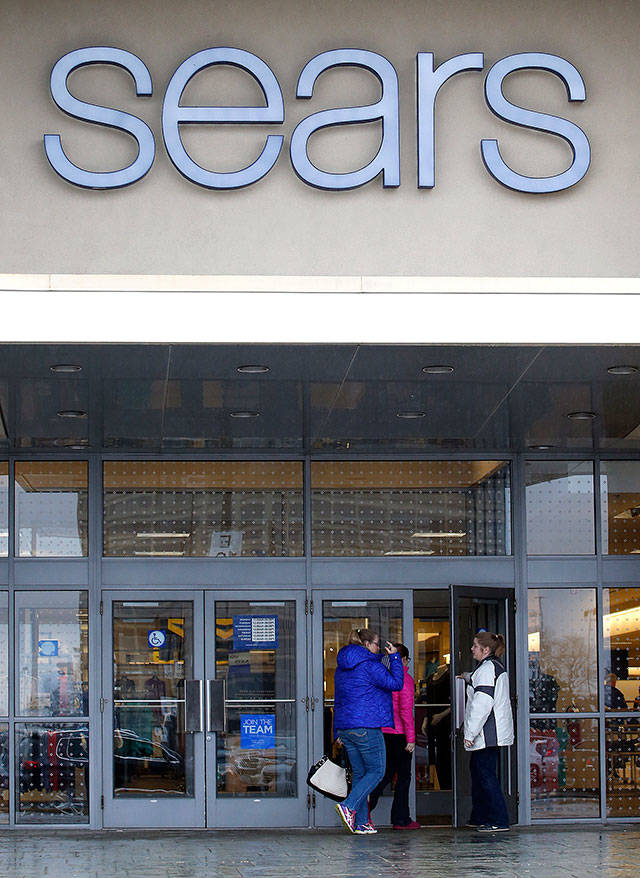 Shoppers enter a Sears store in Schaumburg, Illinois, on March 25. (AP Photo/Nam Huh)