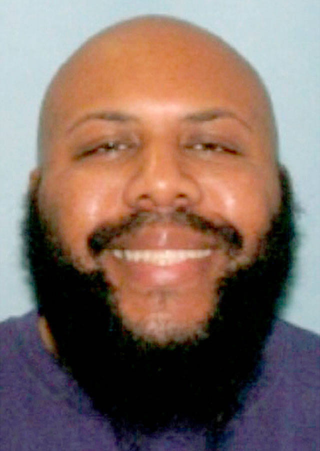 Steve Stephens, a homicide suspect who broadcast the fatal shooting of another man live on Facebook on Sunday. (Cleveland Police via AP)