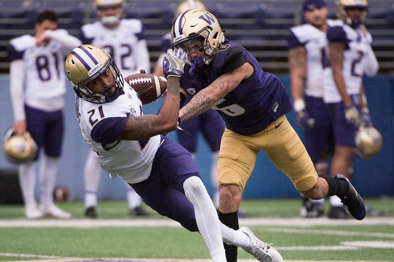 Huskies finish spring practice with eye on summer conditioning