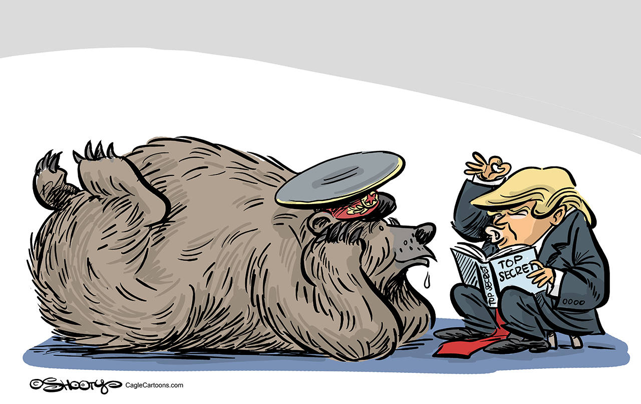 Editorial cartoons for Wednesday, May 17