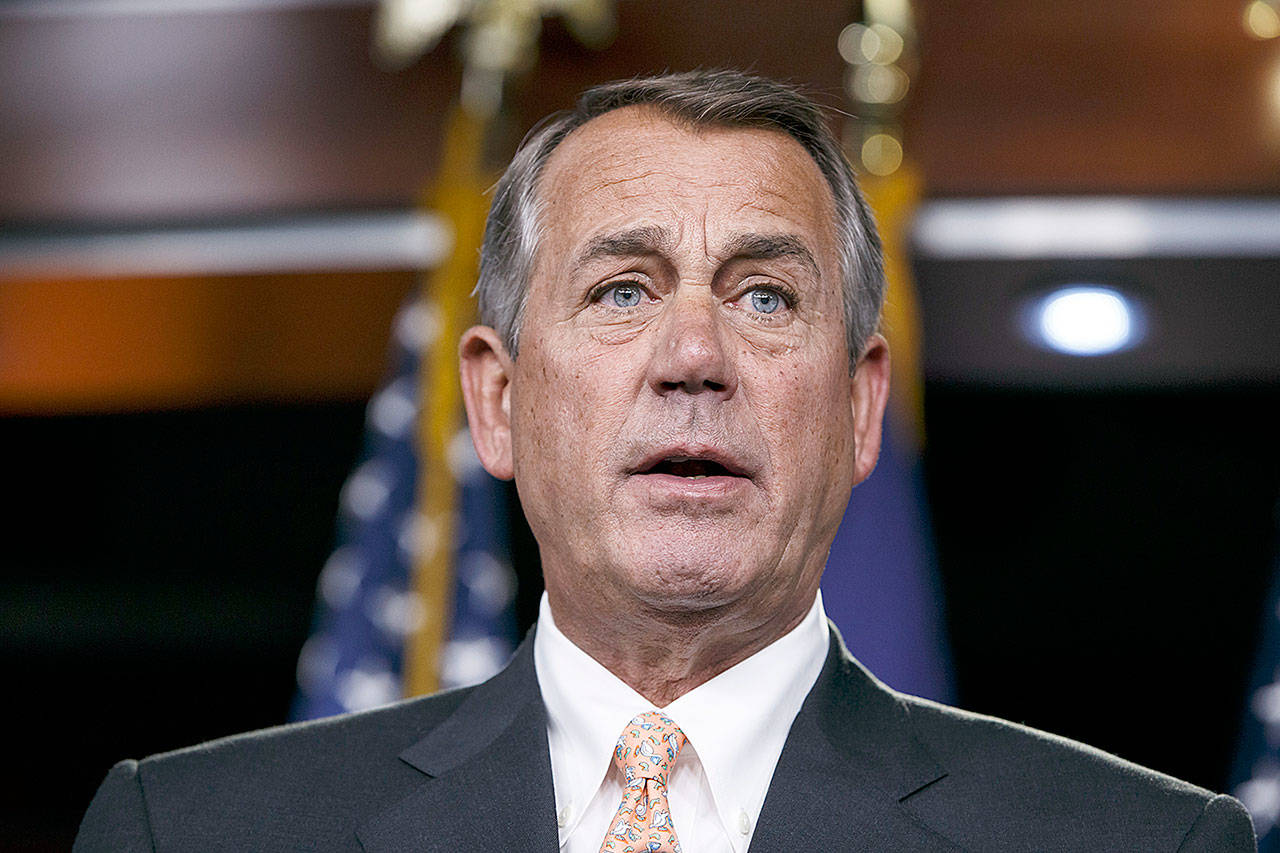John Boehner in 2015. (AP Photo/J. Scott Applewhite)