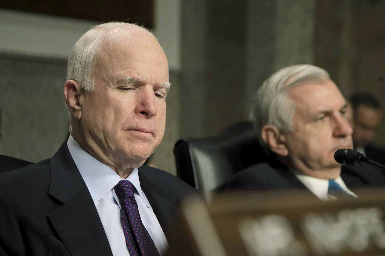 “Our combatant commanders around the world have developed a seemingly insatiable demand for the unique capabilities of our special operators,” said Sen. John McCain, R-Ariz., who chairs the Armed Services Committee. (AP Photo/Manuel Balce Ceneta)