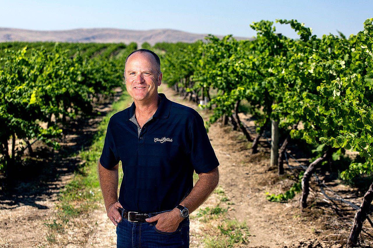 Bob Bertheau, a Seattle native and graduate of Boise State University, is the director of winemaking for Chateau Ste. Michelle. (Photo by Kevin Cruff/Courtesy of Chateau Ste. Michelle)