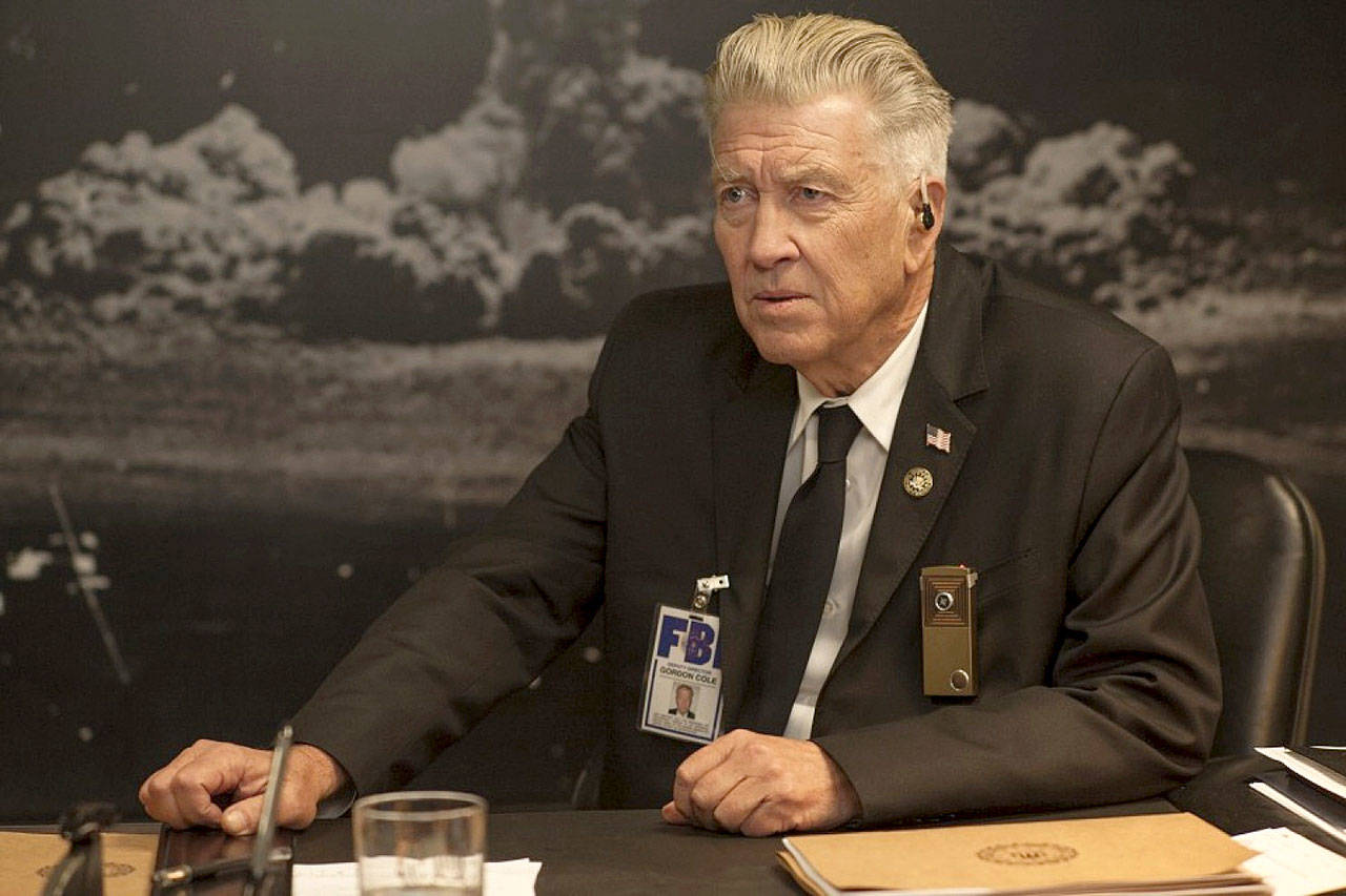 “Twin Peaks” director and co-creator David Lynch also reprises his role as FBI man Gordon Cole in the series reboot on Showtime.