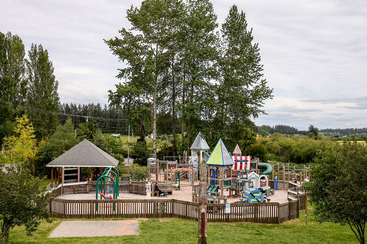 The popular Freedom Park on Camano Island was saved from foreclosure by a not-for-profit group. (Kevin Clark / The Herald)