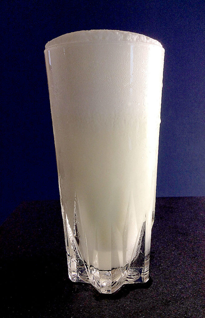 The Ramos gin fizz is the author’s favorite brunch drink. (Photo by Jan Roberts-Dominguez)
