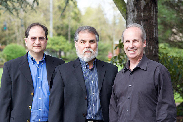 Drs. Andrew K. Solomon, Richard A H. Jimenez and Jeff R. Peterson are joining Western Washington Medical Group as part of the new Arthritis Clinic in Bothell. (Contributed photo)