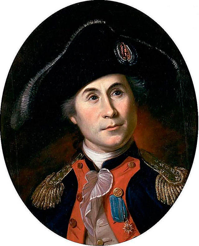 A 1781 painting of John Paul Jones by Charles Willson Peale. (Wikipedia)