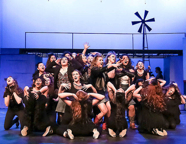 Kamiak High School’s presentation of the musical “Footloose” was nominated for more 5th Avenue Theatre high school program awards than any other in the state. (Courtesy Kamiak High School)