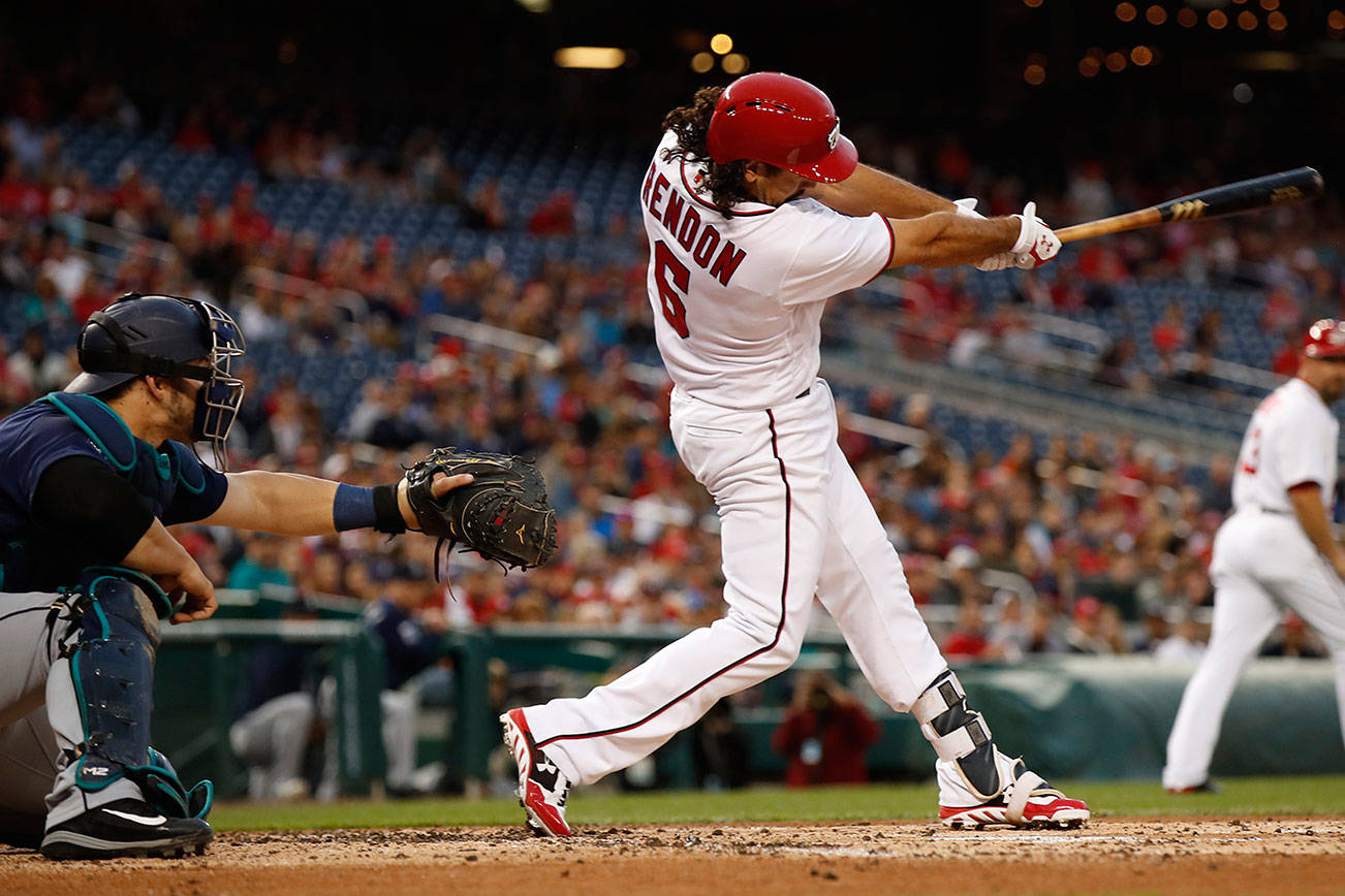 M’s fall in another early hole to Nats, drop 5th straight