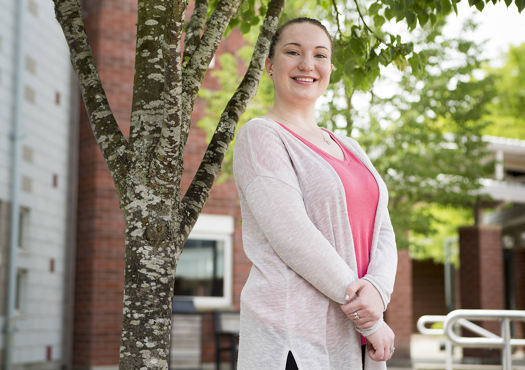Edmonds-Woodway senior Abby Culver will be attending Washington State University in the fall and plans to pursue kinesiology and sports medicine. (Ian Terry / The Herald)