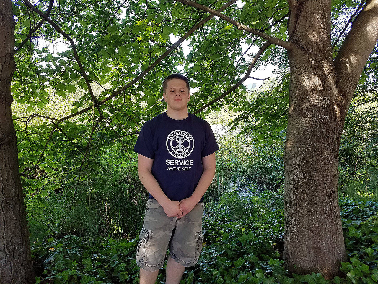 Everett High School senior Ben Seaberg received a $2,500 “Seeds for Scholars” scholarship from Cedar Grove Composting.