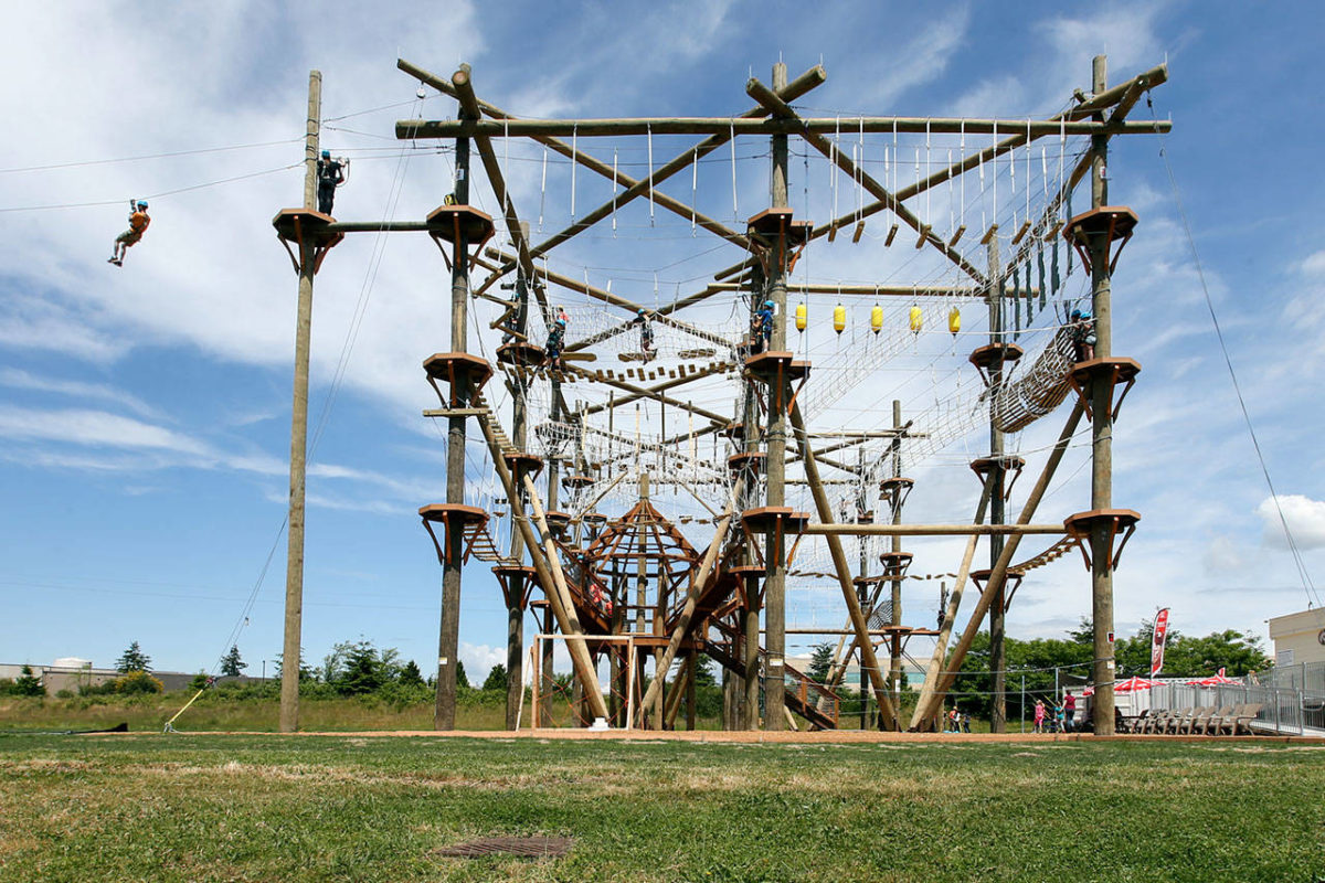 Get your kids climbing at Paine Field’s aerial park this summer