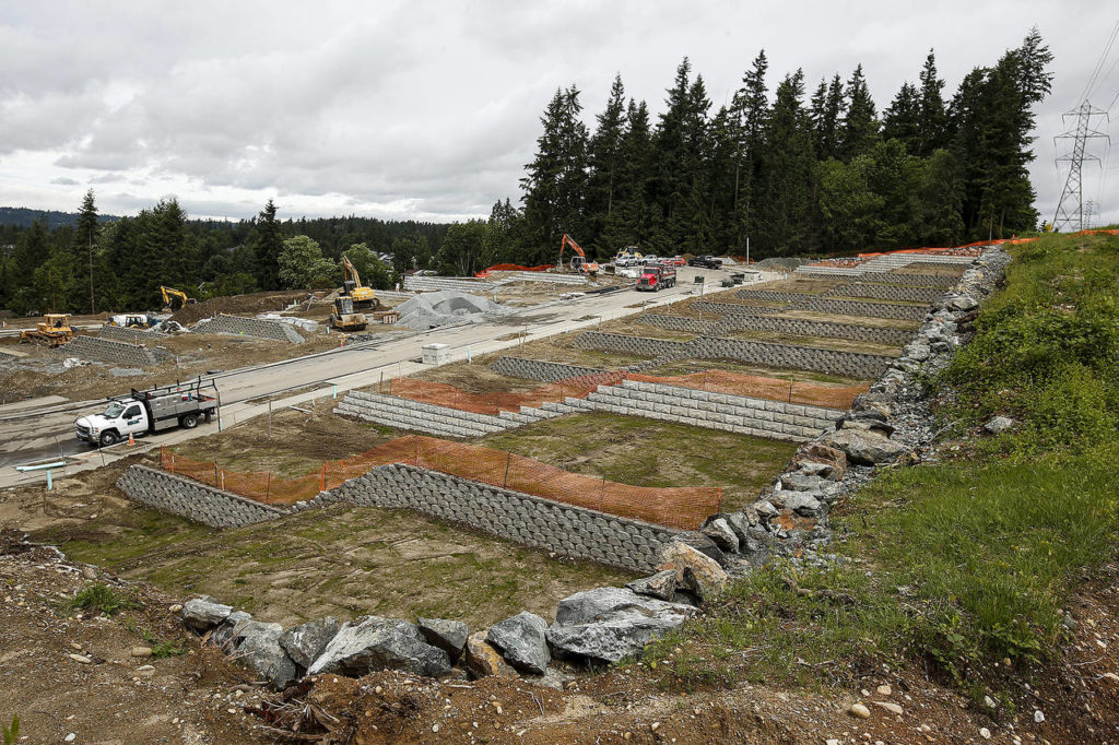 Parkview Ridge, a 54-home devleopment, is seen in Bothell on Thursday, June 1. (Ian Terry / The Herald)
