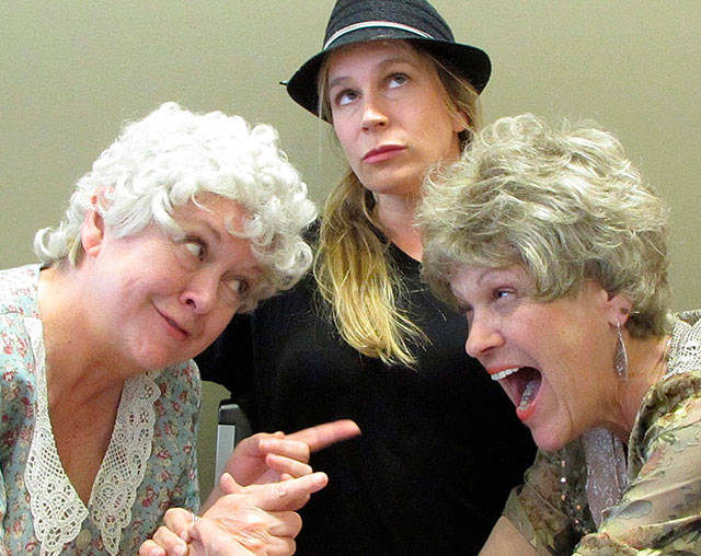 Melanie Calderwood photo Susan Connors (left), Erica Bergman and Dawn Cornell star in “Crossing Delancey” at Phoenix Theatre in Edmonds.