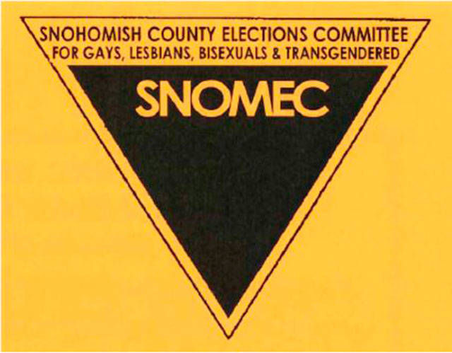 The Snohomish County Elections Committee (SNOMEC) was formed as a way to interview candidates participating in local elections in order to create ratings sheets that measured the level of knowledge each individual had regarding issues that affected their LGBTQ constituents. (Everett Public Library image)