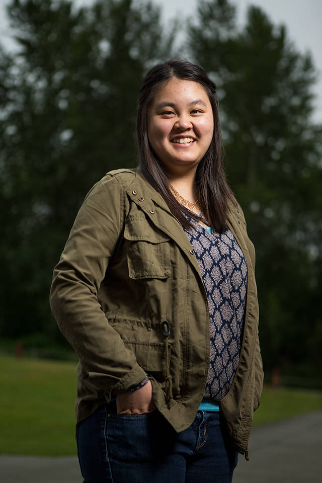 Naomi Lee splits her time between Kamiak High School, the Sno-Isle Tech Skills Center and Providence Regional Medical Center Everett where she completing an internship. This fall, she will attend the University of Washington where she plans to study to eventually become a pediatrician. (Ian Terry / The Herald)